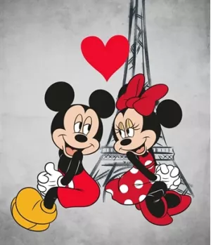 2: Børnetæppe - Minnie & Mickey Mouse - 120x140 cm - Blødt og lækkert Fleece tæppe - Borg Living